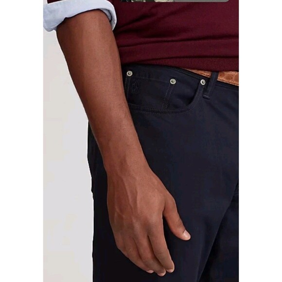New Polo Ralph Lauren Performance Golf Tailored Fit Twill Pants $115 50BX30 Navy - Picture 8 of 9
